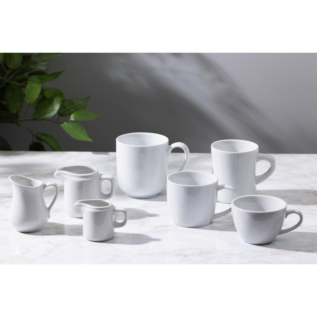 Olympia Whiteware Schmale Tasse 300ml (6 Stück) Olympia Whiteware Schmale Tasse 300ml (6 Stück)