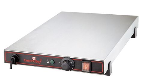 Elektrische Warmhoudplaat - RVS - 60x40x(h)9cm