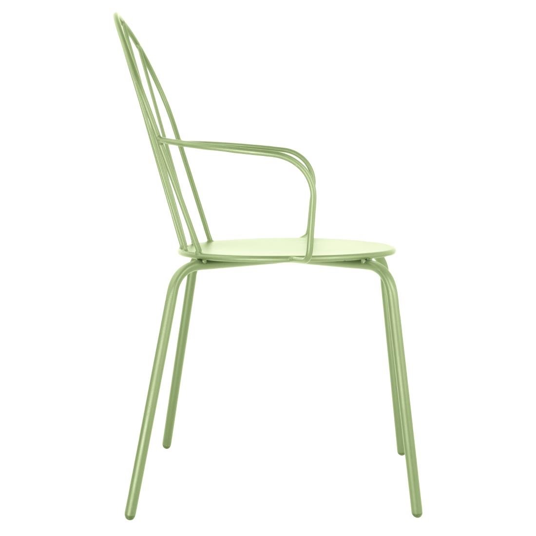 Fauteuils Bolero Adeline vert clair (lot de 4)