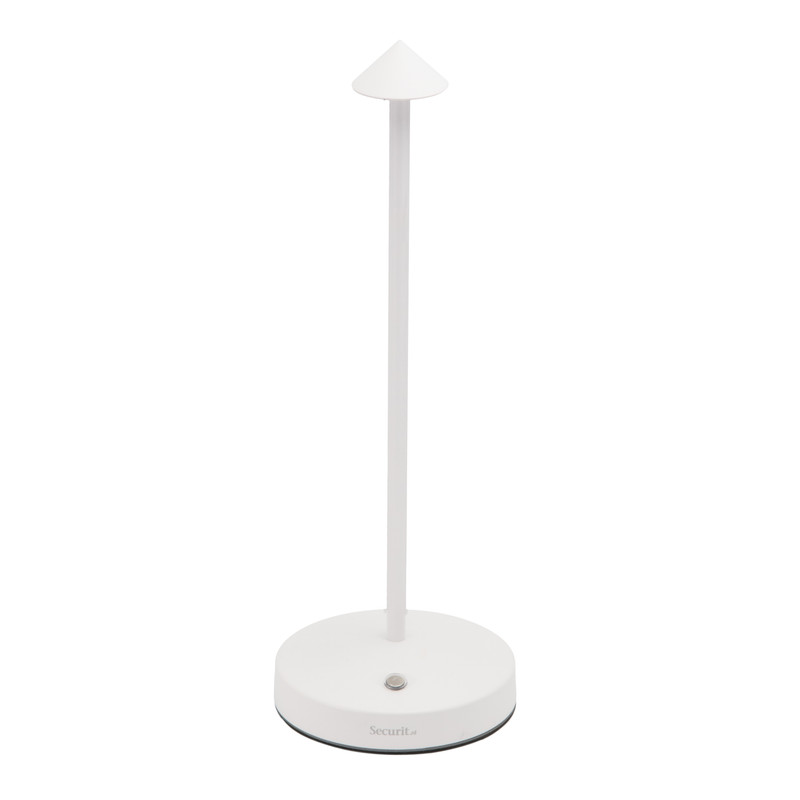 Tafellamp Angelina wit - LED en magnetische oplaadkabel