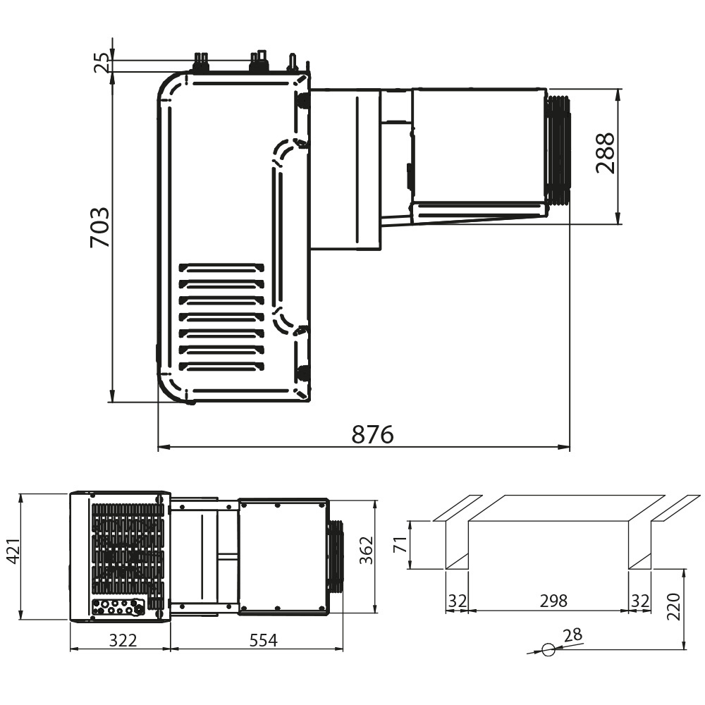 Koelgroep " Geschrankt " T° -15°-25°