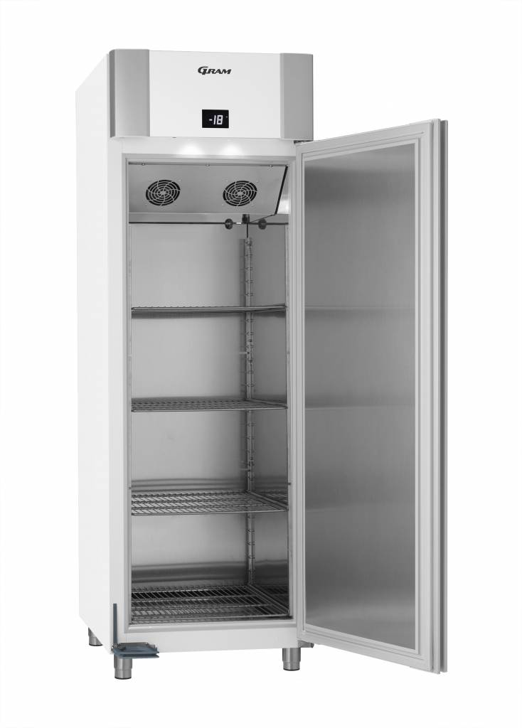Gastronomie Tiefkühlschrank Weiß | Gram ECO PLUS F 70 LAG L2 4N | 610L | 700x905x2125(h)mm