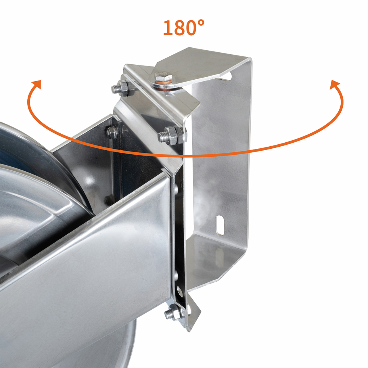 Schlauchaufroller mit Brause Profi 10m