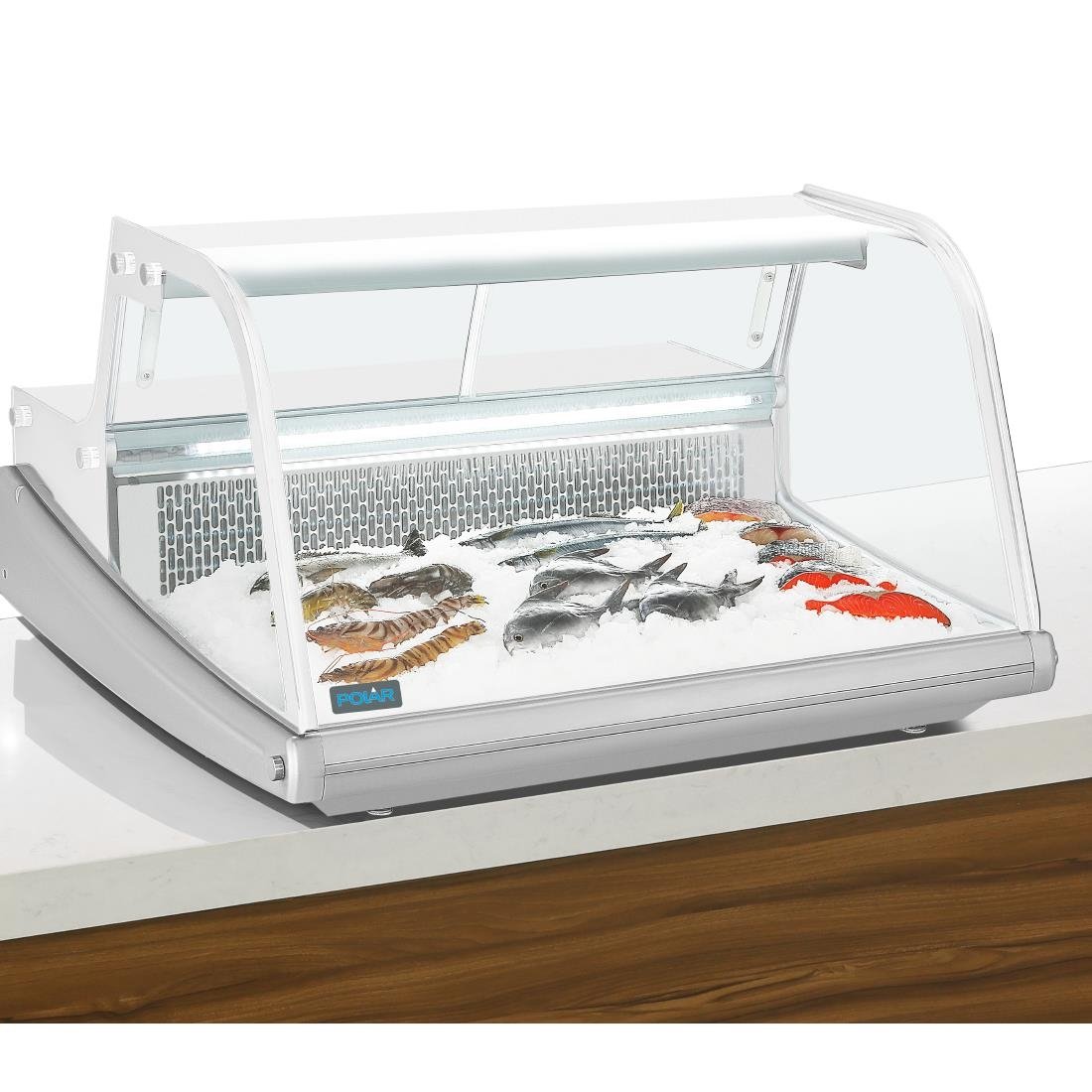 Polar G-Serie Fisch Display servieren über Theke Kühlschrank 175Ltr