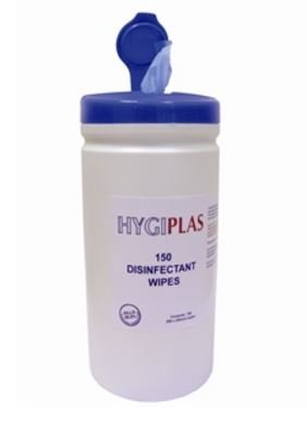 Lingettes Anti-Bactéries - Hygiplas - 150 Pièces Par Pack