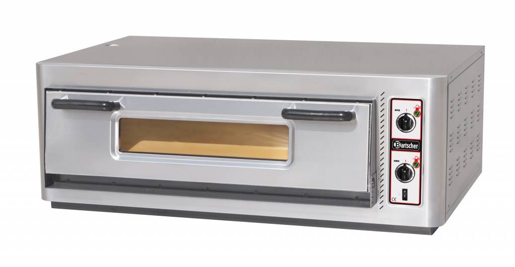 Pizza Oven Enkel Elektrisch | 6 Pizza's 30cm | 400V | 6kW | 1210x830x(H)435mm