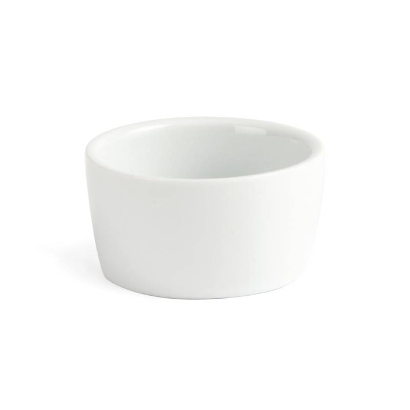 Butterschale | Olympia Porzellan Weiß | Ø62mm | 12 Stück