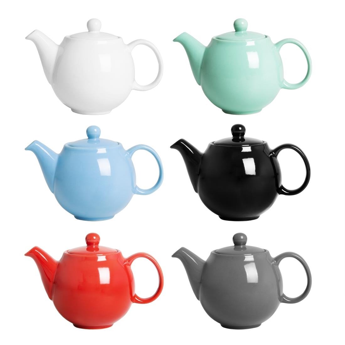 Olympia Café Theepot Aqua 450ml (2 Pack)