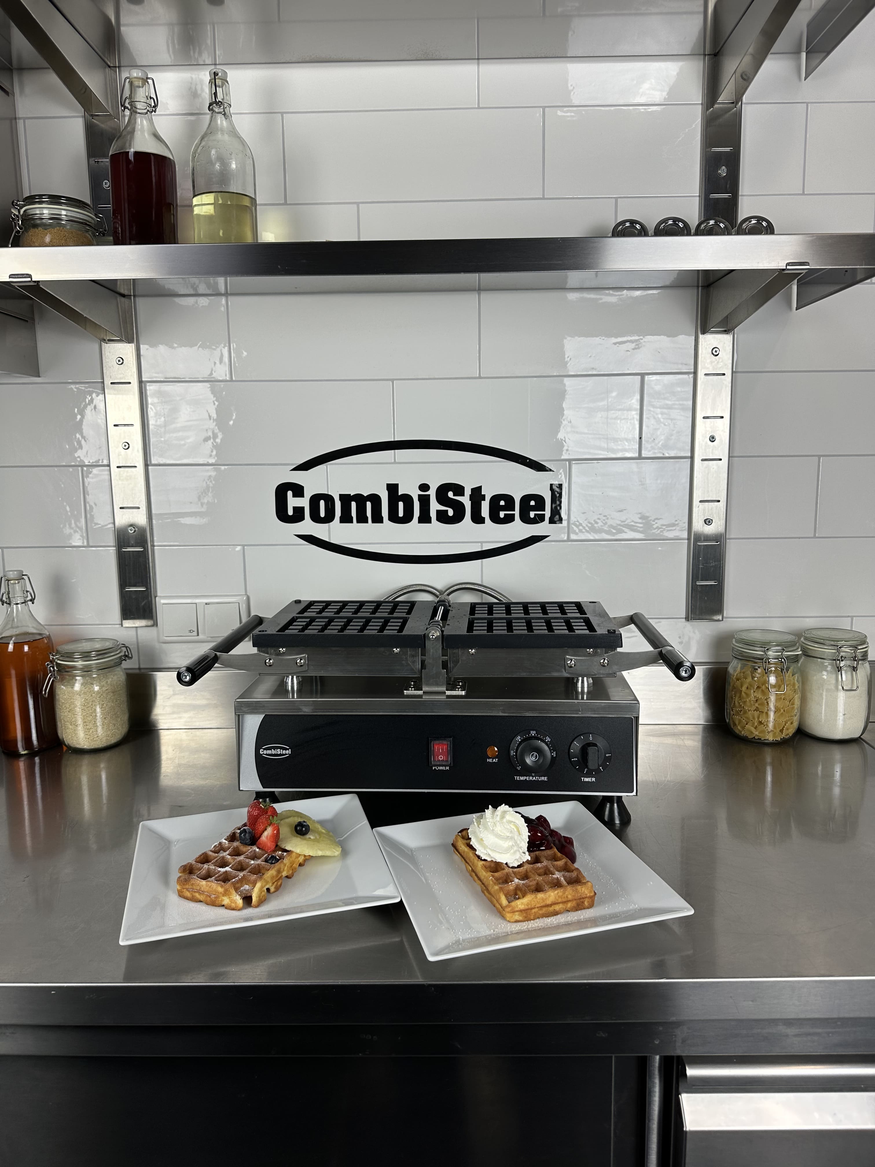 Rotierendes Waffeleisen 2St Brüssel Waffel