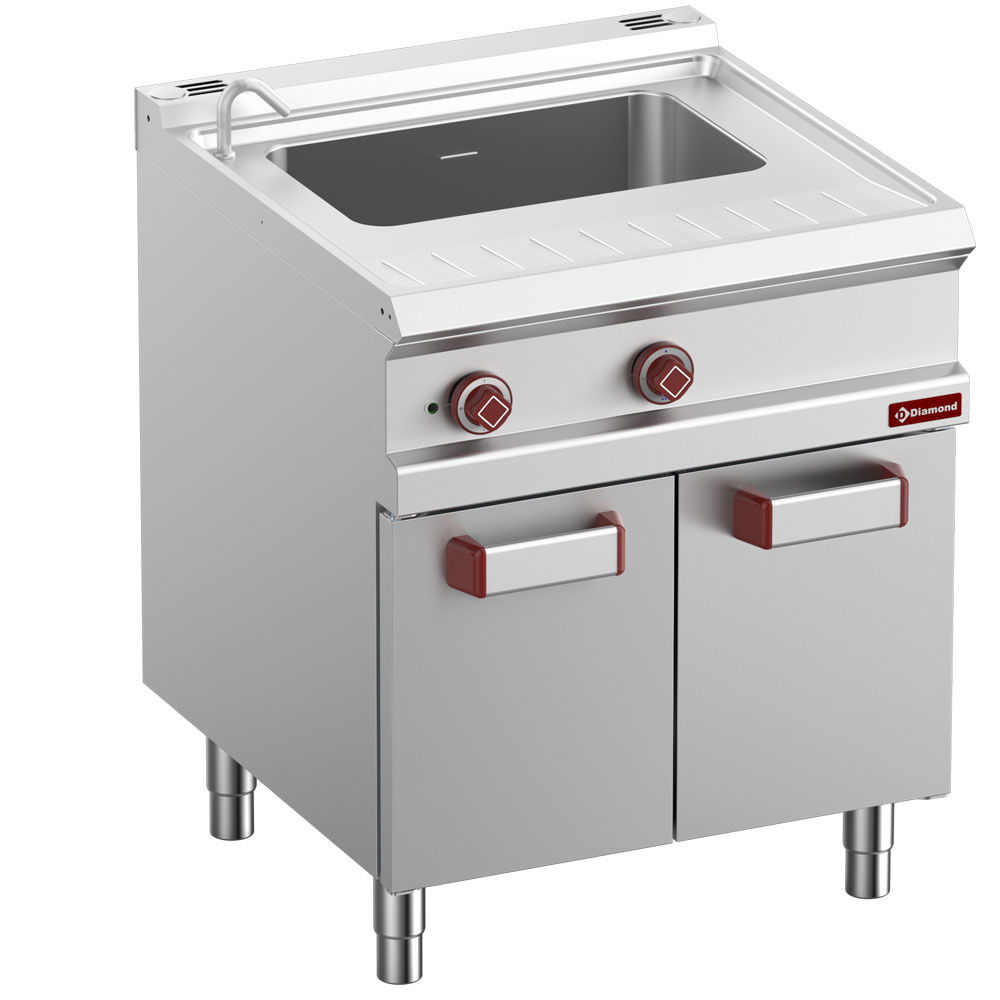 Pastakoker met onderstel elektrisch - 1 kuip 40L - 400V