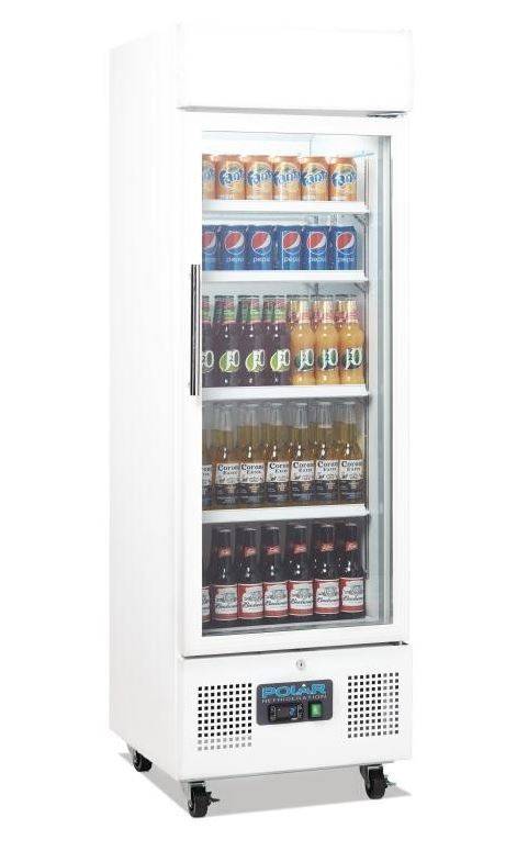 Kühlschrank mit Glastür | 218 Liter | 530x570x(h)1610mm