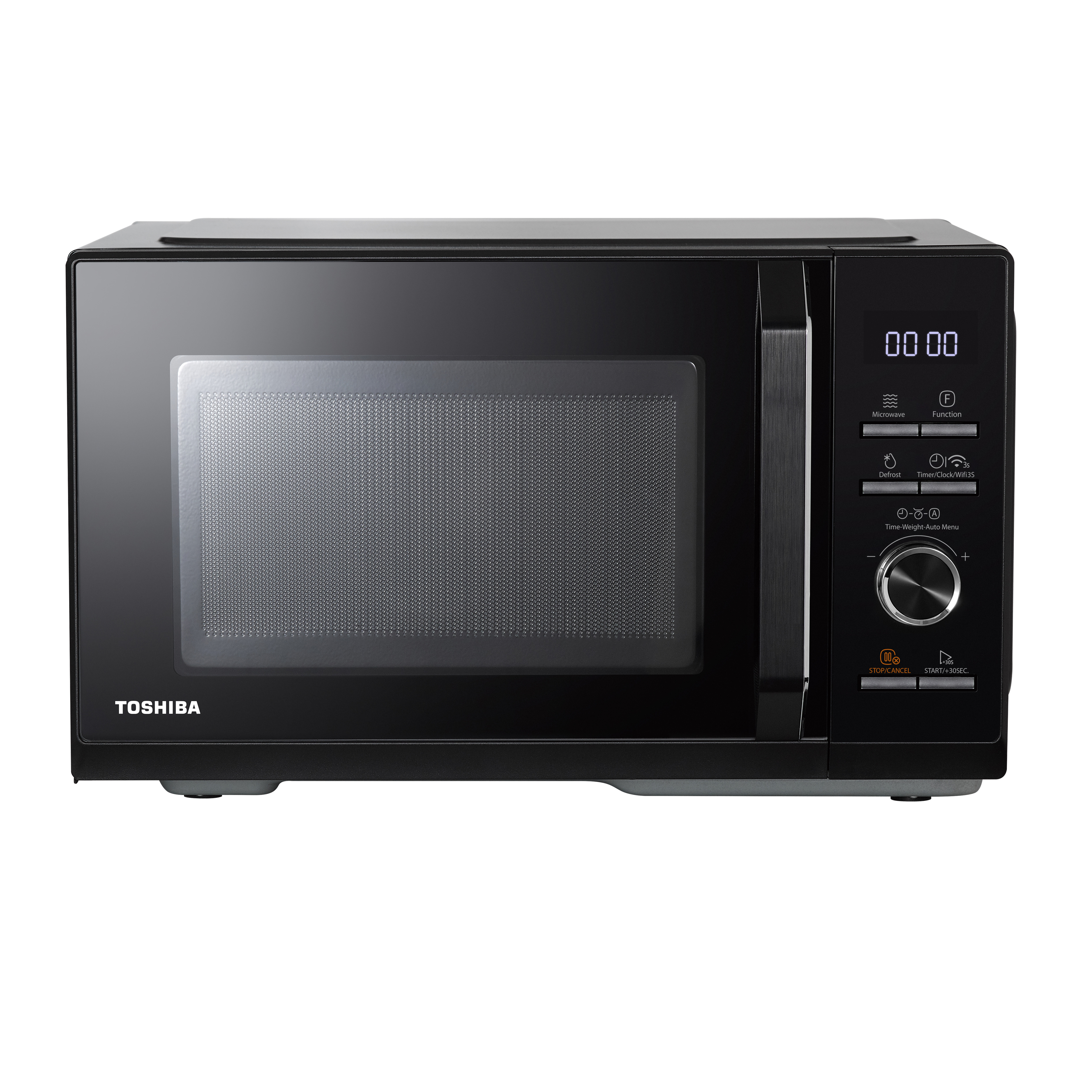 Toshiba Mikrowelle - Schwarz - 26L - Heißluftfrittierfunktion