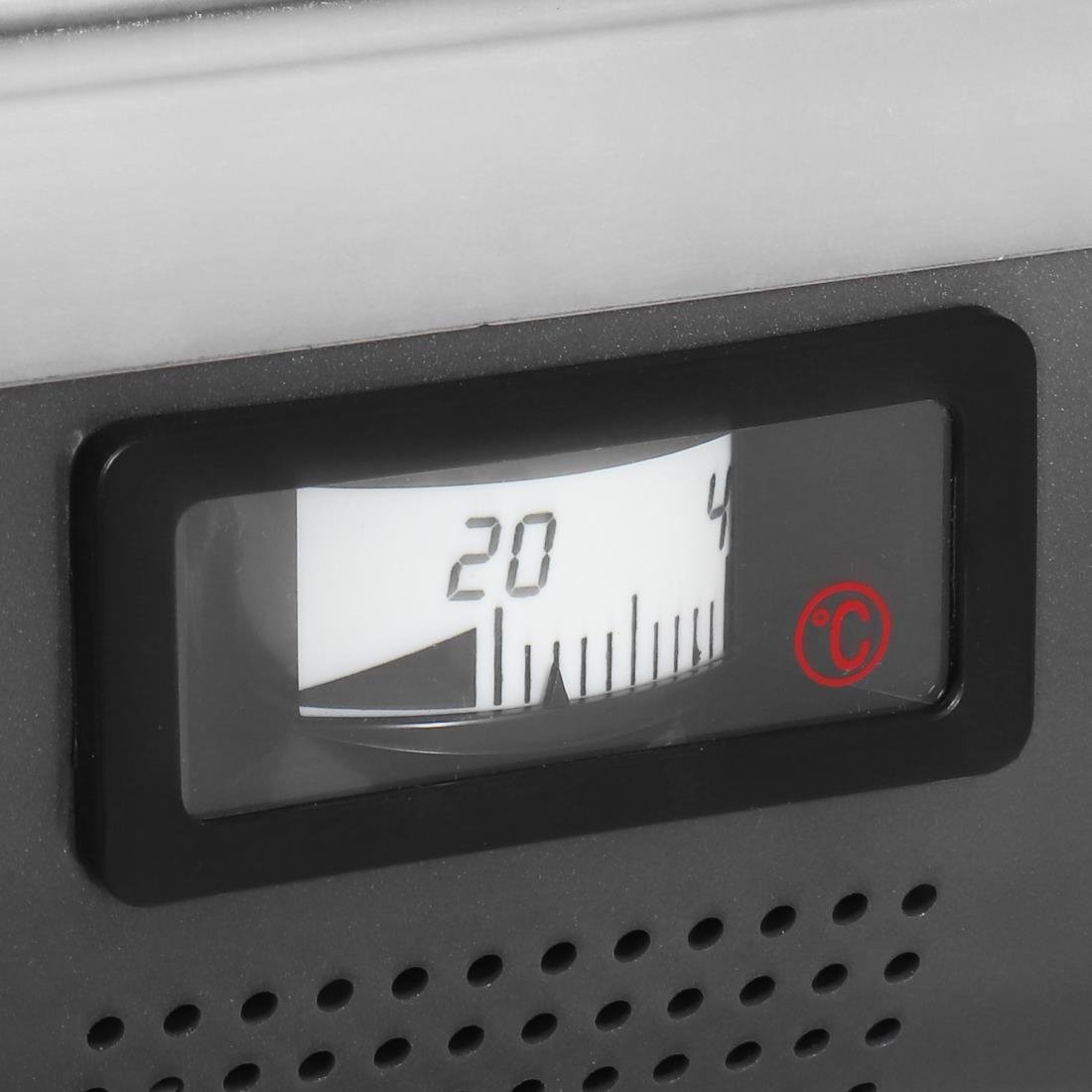 Vitrine chauffante portes avant et arriere Buffalo 136L