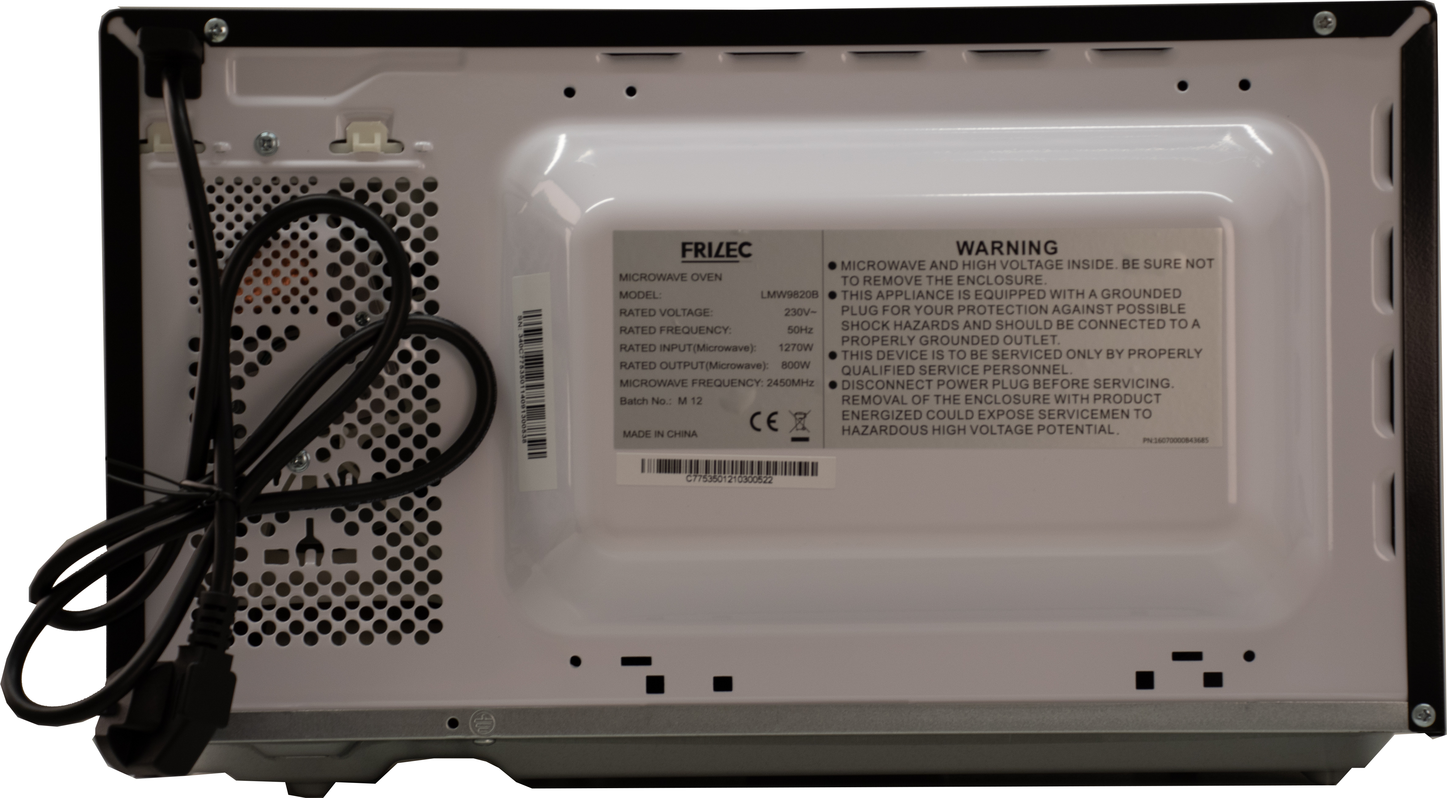 Four à micro-ondes - Noir - 20L - Frilec