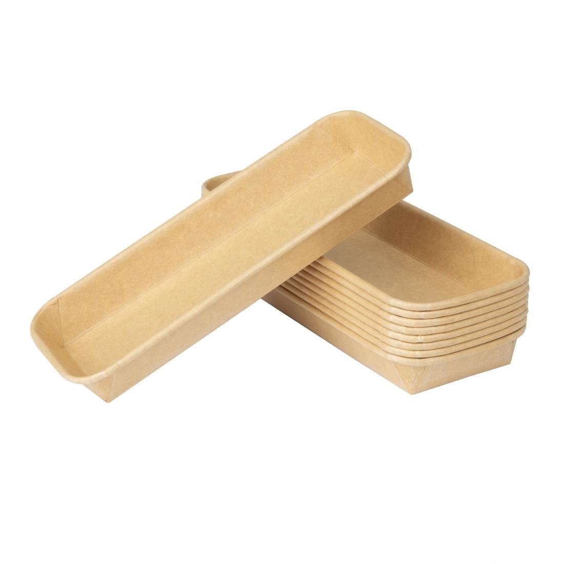 Fiesta Recyclable Nr. 2 Sushi-Schalen-Böden 220x90mm (300 Stück)