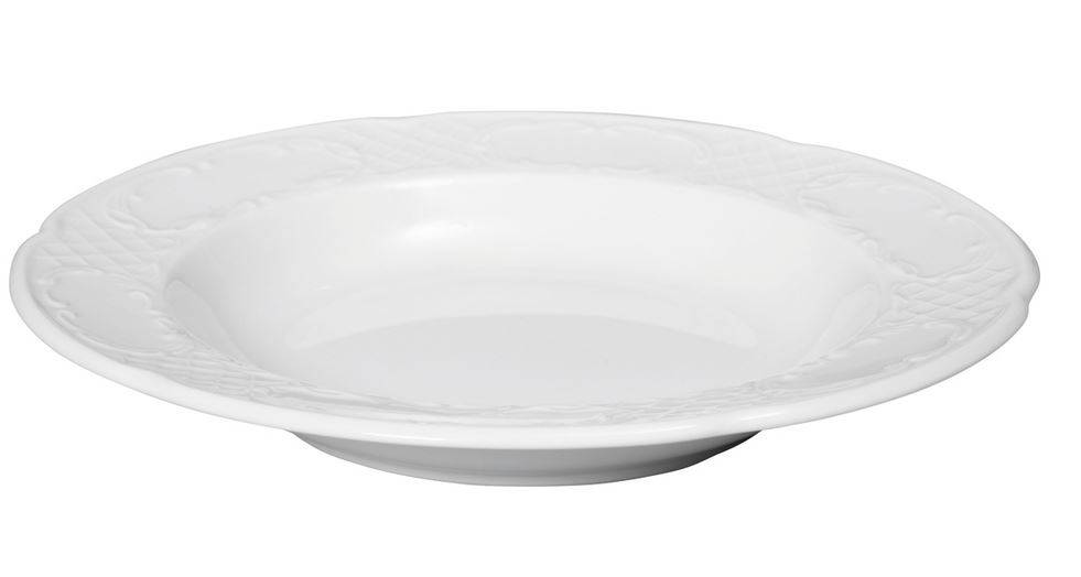 Suppen-Pastateller Flora | Porzellan Weiß | Ø235mm