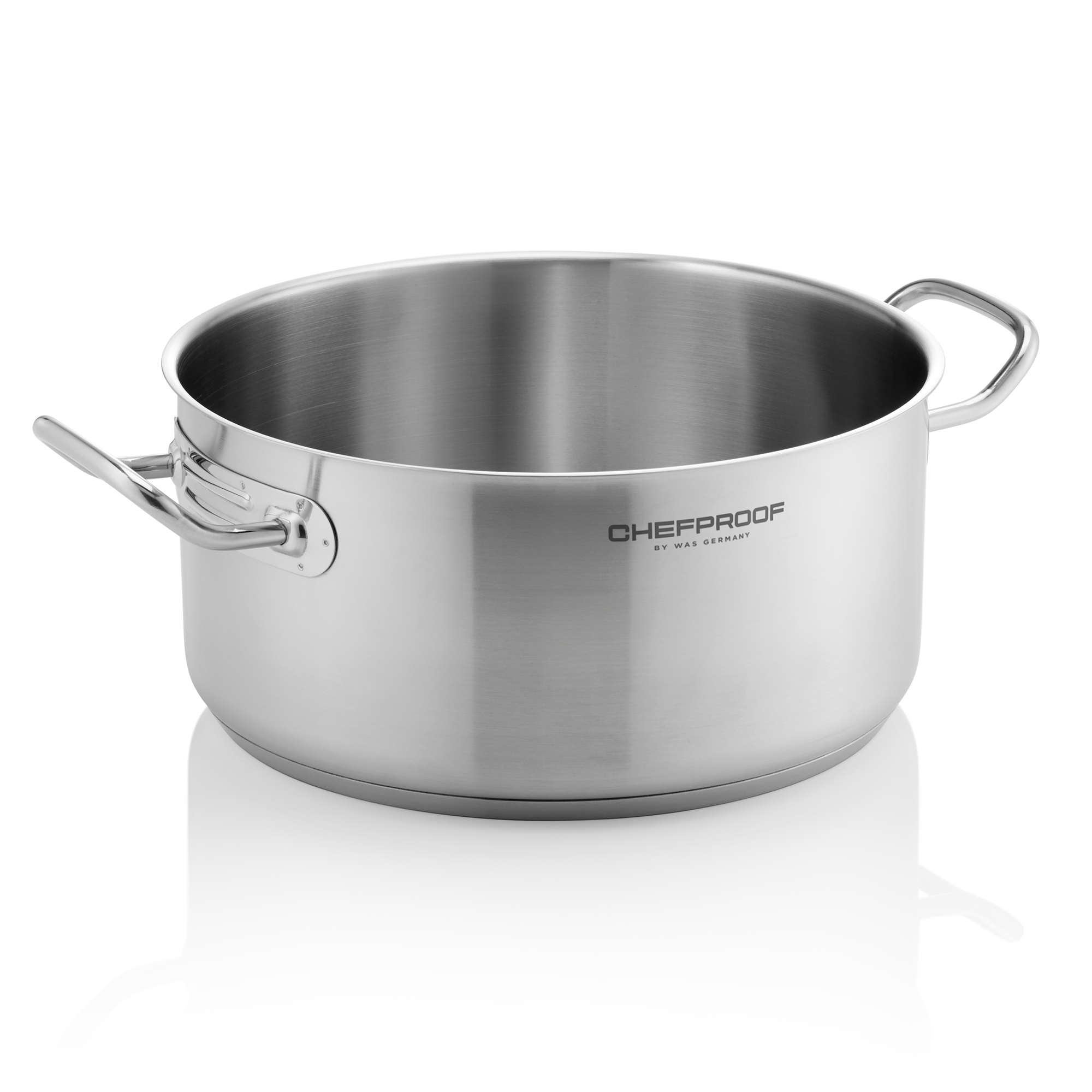 Bratentopf CHEFPROOF, Ø 34 cm, 9 ltr., Chromnickelstahl 18/10