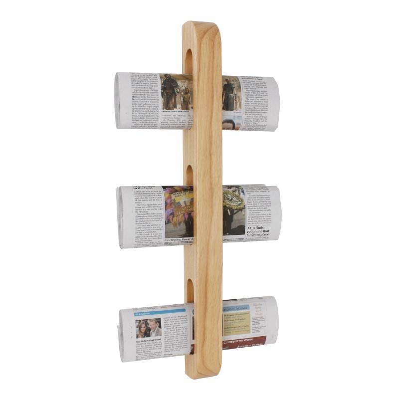 Zeitungsregal | 60,5 x 7 x 4,5cm | Holz