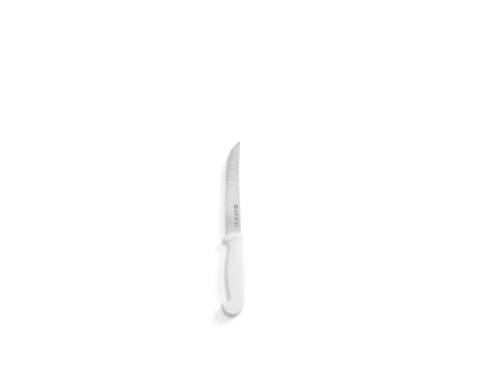 Couteau Universel Inox - Modèle Longue 130mm - Manche Blanc