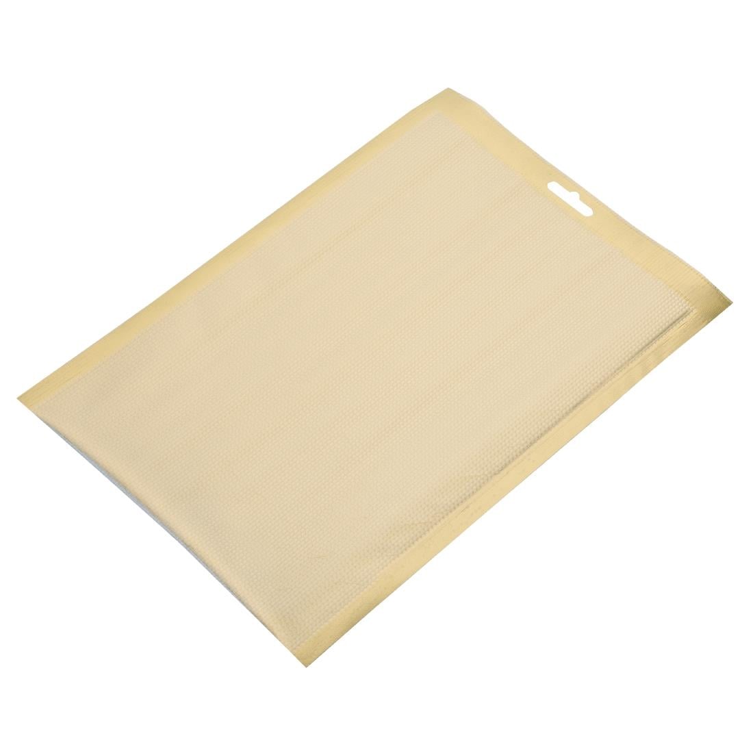 Vogue goudkleurige geribbelde vacuümzakken 250x350mm (100 stuks)