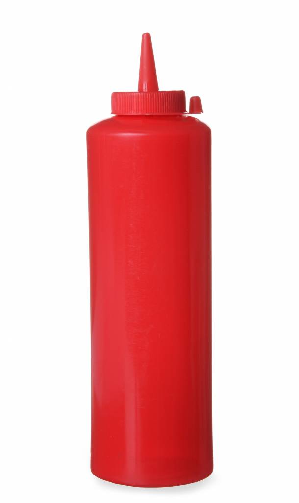 Flacon Distributeur Rouge - 700ml - Ø70x240mm