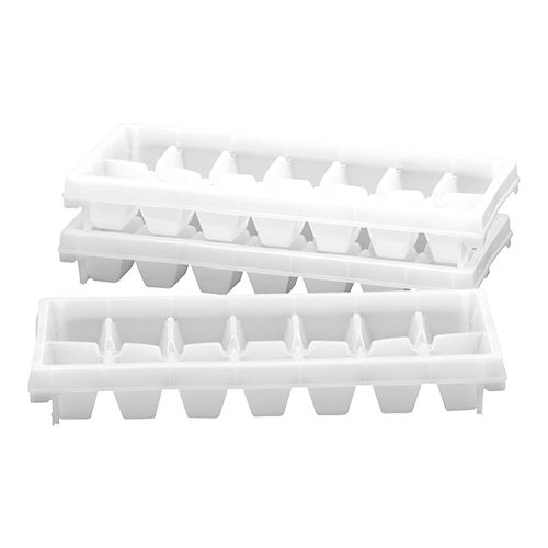 Eiswürfelbehälter | Kunststoff | Stapelbar | 3 Stück