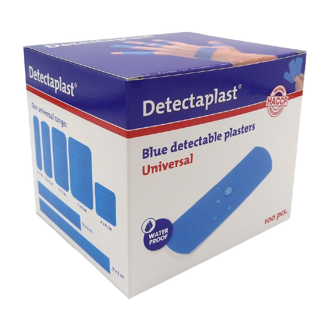 Detectaplast waterdichte pleister 25x72mm - 100 st