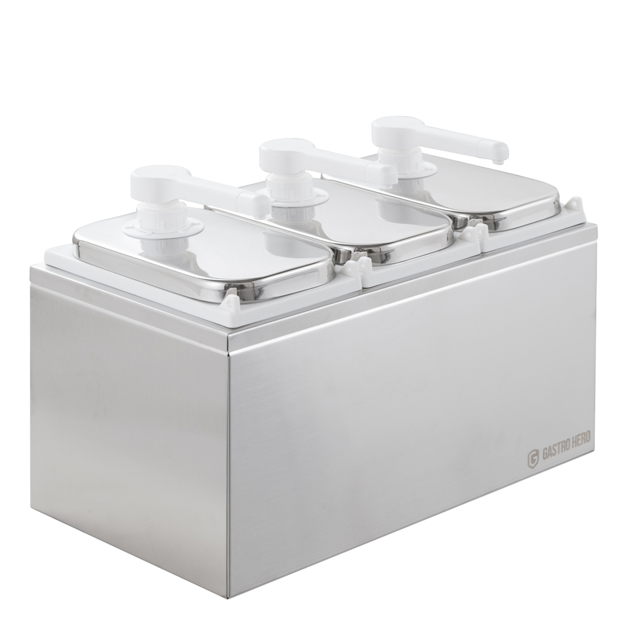 Distributeur de sauces - 3 x 2 litres - Pompe doseuse PP