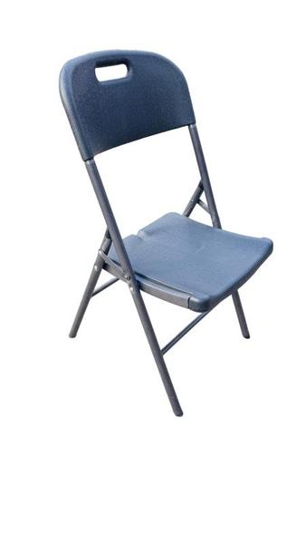 Klapstoel Zwart – 160 kg belastbaar - Zwart