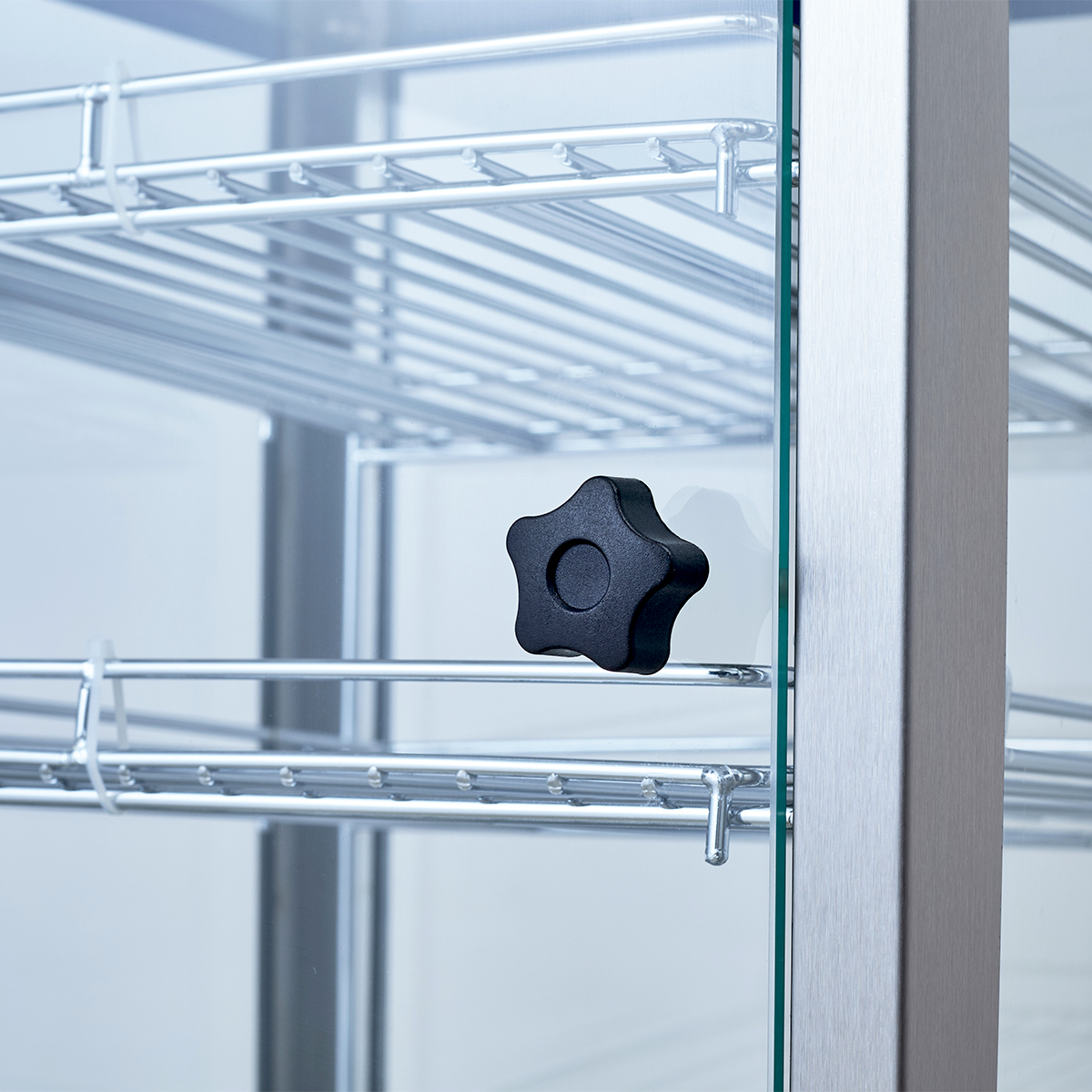 Warmhoudvitrine ECO 350 | 3 schappen | Halogeenverlichting | 30 tot 85 °C