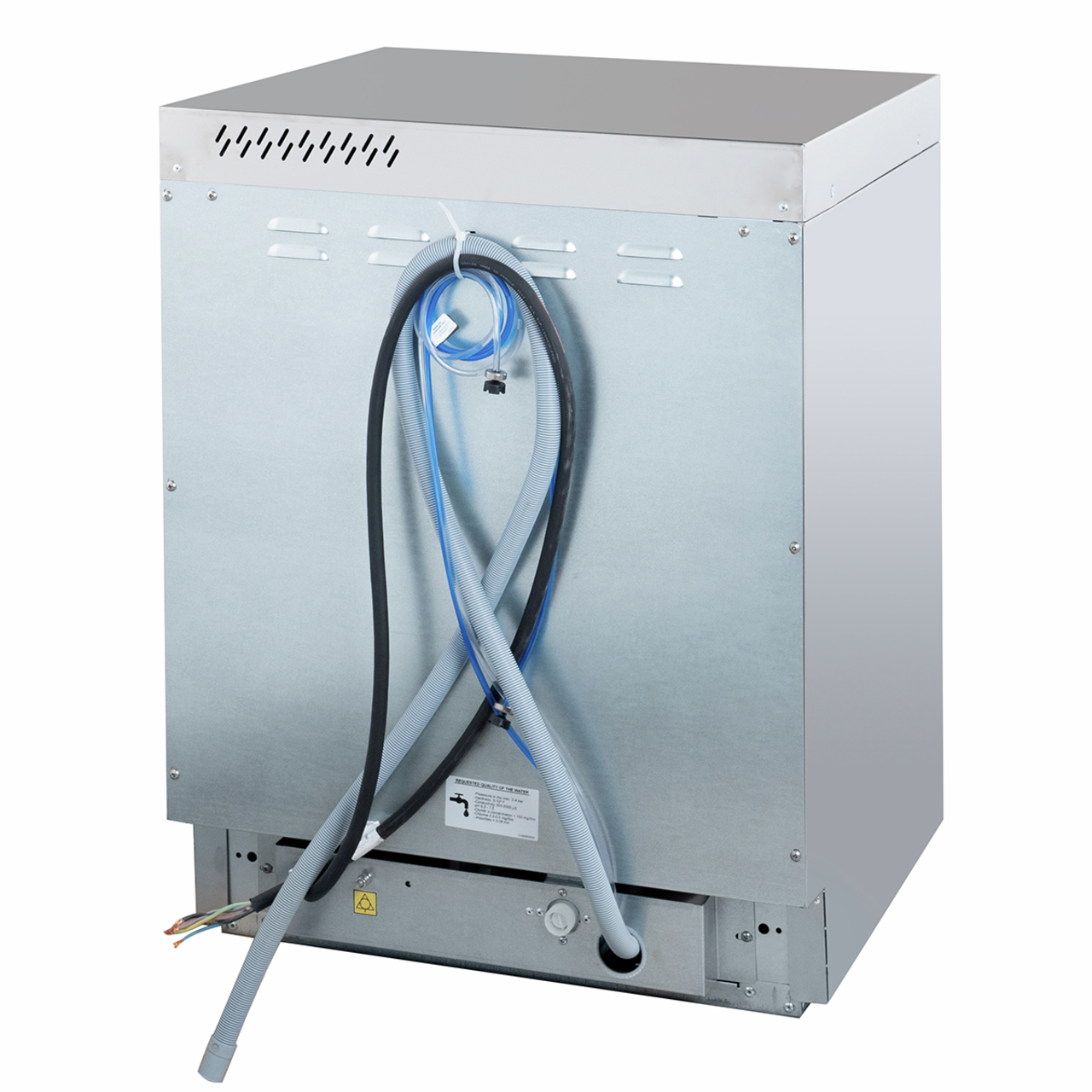Lave-vaisselle HYPRO Digital 54 SL panier 50x50 cm, avec doseur de détergent & de produit de rinçage, avec pompe de vidange, pompe de surpression, Fabriqué en Europe, 400 V