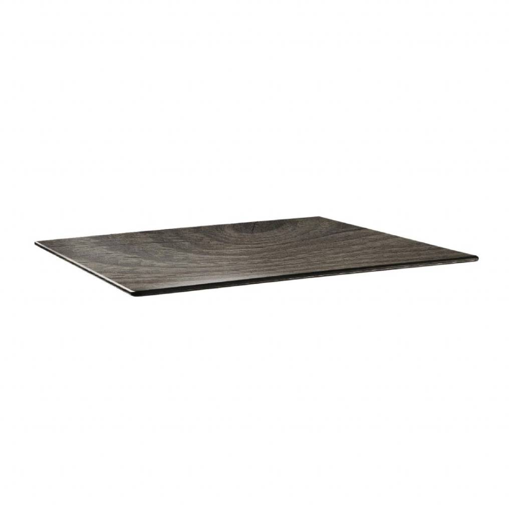 Plateau de Table Rectangulaire | Topalit Smartline | 120X80cm | Timber