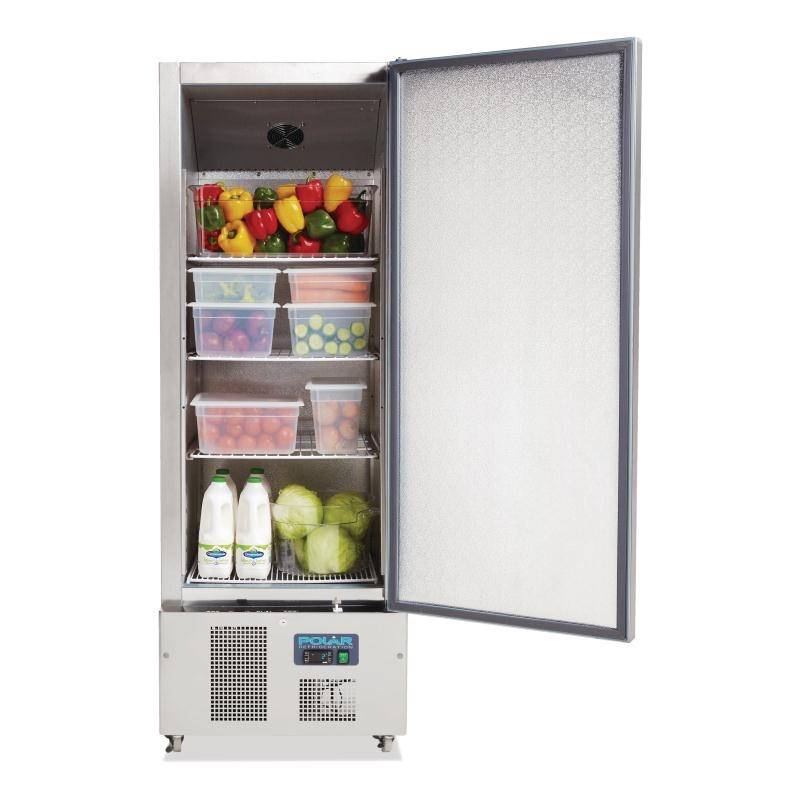 Réfrigérateur Inox | 440L | 3 Etagères | Verrouillable | 700x680x1950(h)mm