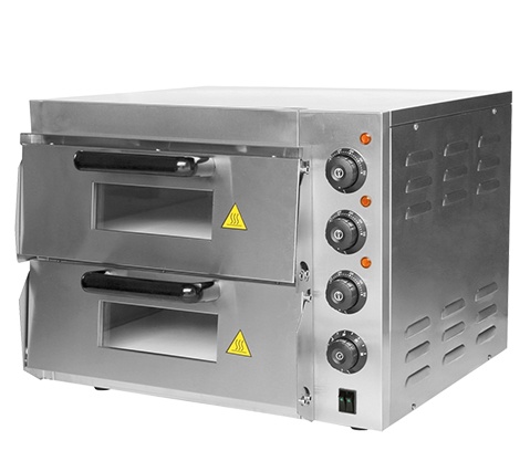 Pizza Oven RVS | 50°C-350°C | 3000W | 560x560x(H)440mm