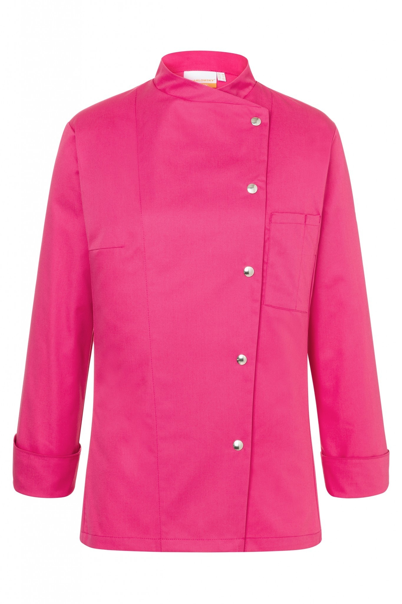 Damenkochjacke Larissa | Pink | 65% Polyester / 35% Baumwolle | Erhältlich in 9 Größen