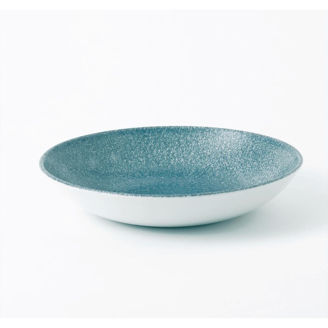 Assiettes coupe ronde Churchill Studio Prints Raku Topaz Blue 248mm (Lot de 12) Assiettes coupe ronde Churchill Studio Prints Raku Topaz Blue 248mm (Lot de 12)