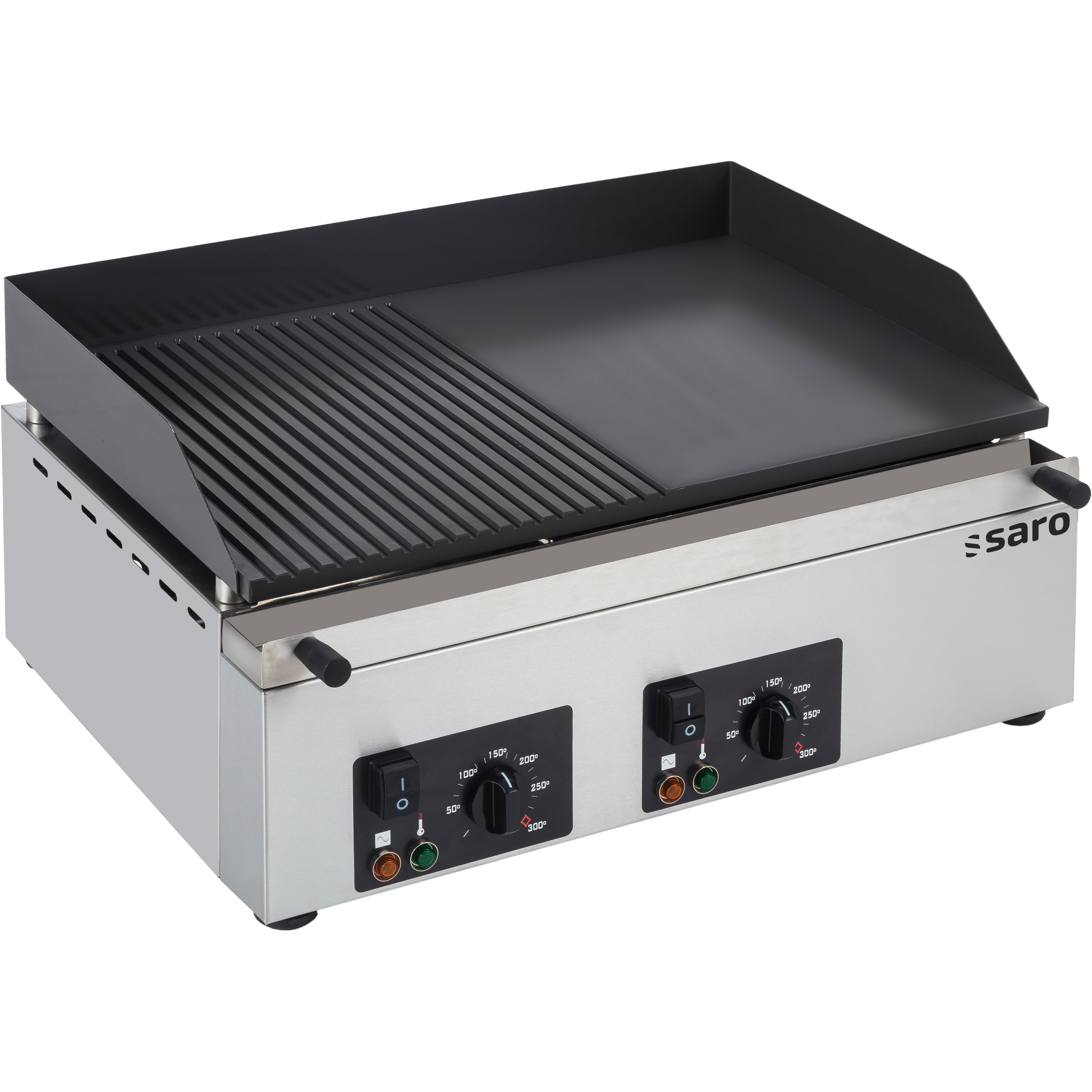 Plaque de cuisson SARO 1/2 rainurée, modèle GPK 610
