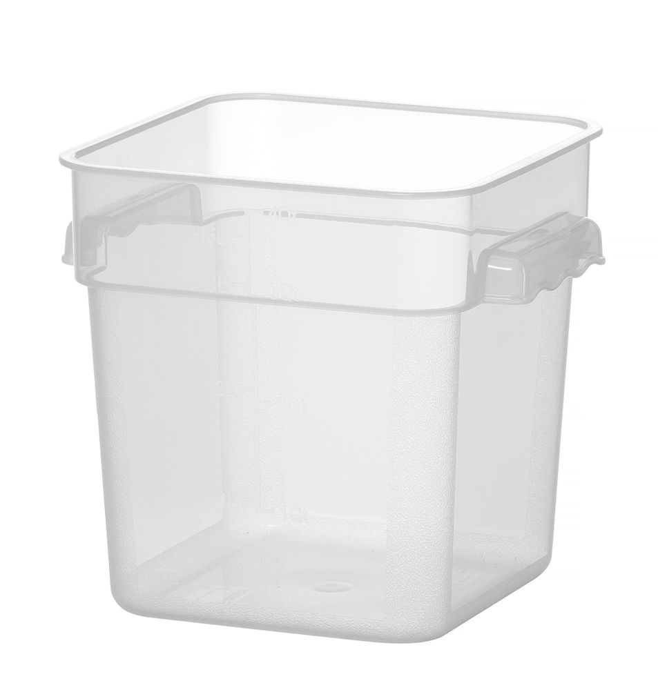 Lebensmittelbehälter mit Skala - 3,8L - 190x190x(H)180mm