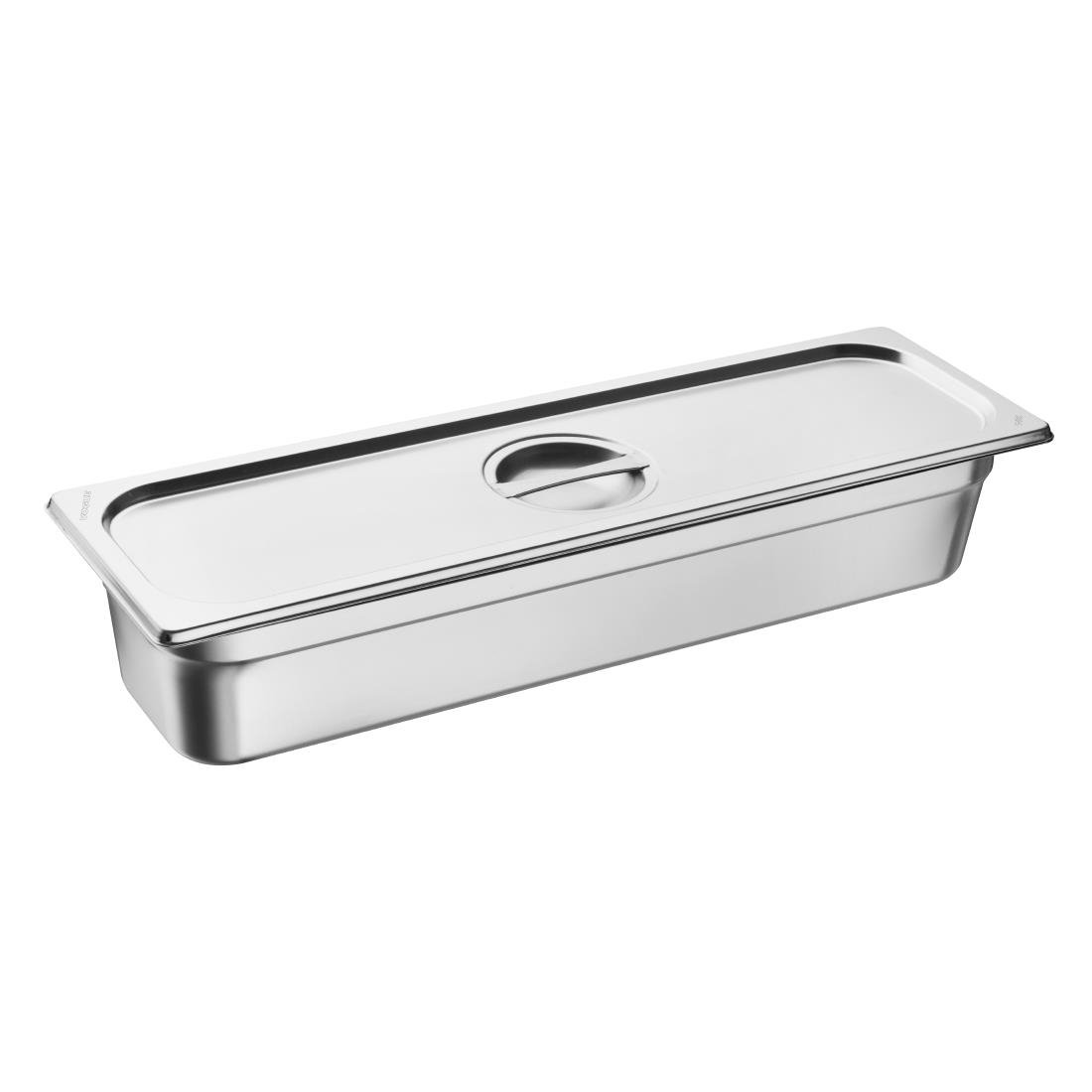 Vogue Edelstahl Gastronorm 2/4 Deckel
