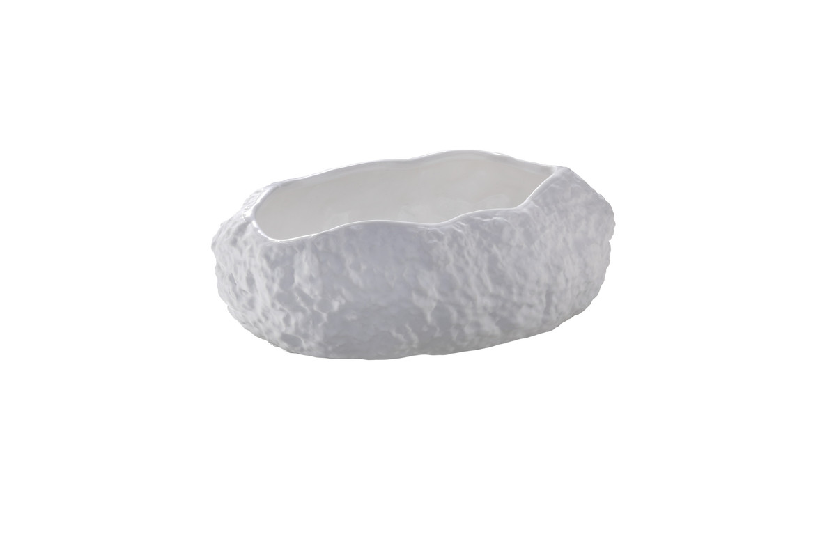 Schaal Calcaire 20.5 x 13 cm Wit Porselein