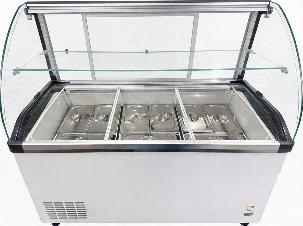 Vitrine à glace - 9x5L - 278L
