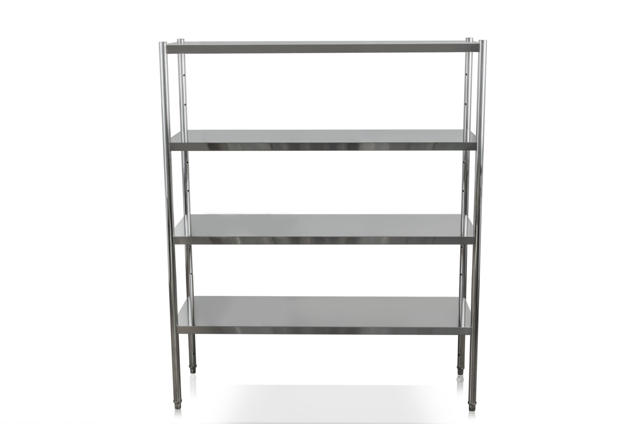 Étagère en inox AISI 201 Basic 2000x500x1800 mm, à monter soi-même