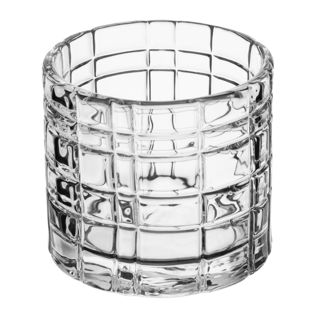 Photophores en verre pour bougie chauffe-plat Olympia Geo 64x57mm (lot de 6)