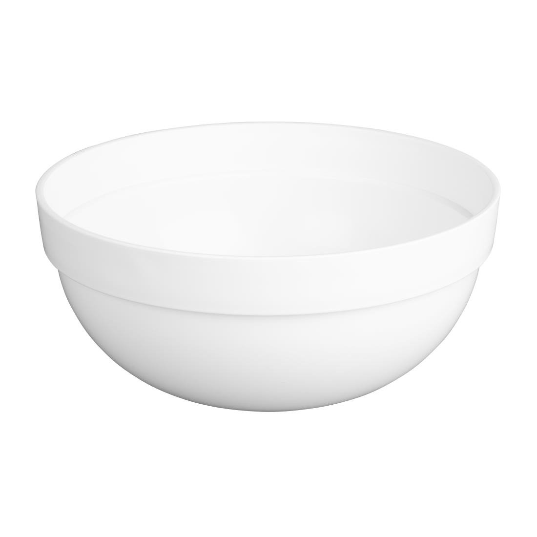 Nisbets Essentials Polypropylen Schüssel weiß 3Ltr