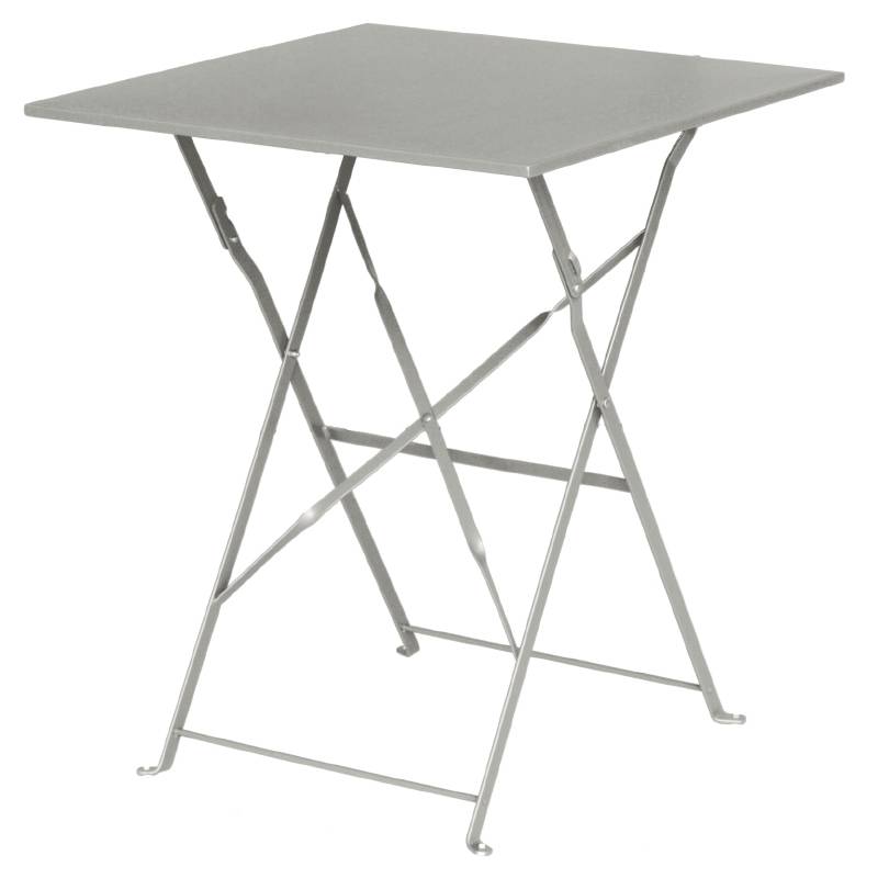 Table Pliante | Acier Grise | 600x600x710(h)mm