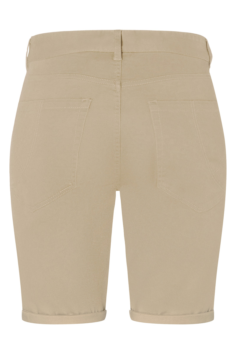 Short pour femme 5-Pocket Classic-Stretch - Beige Galet - 34
