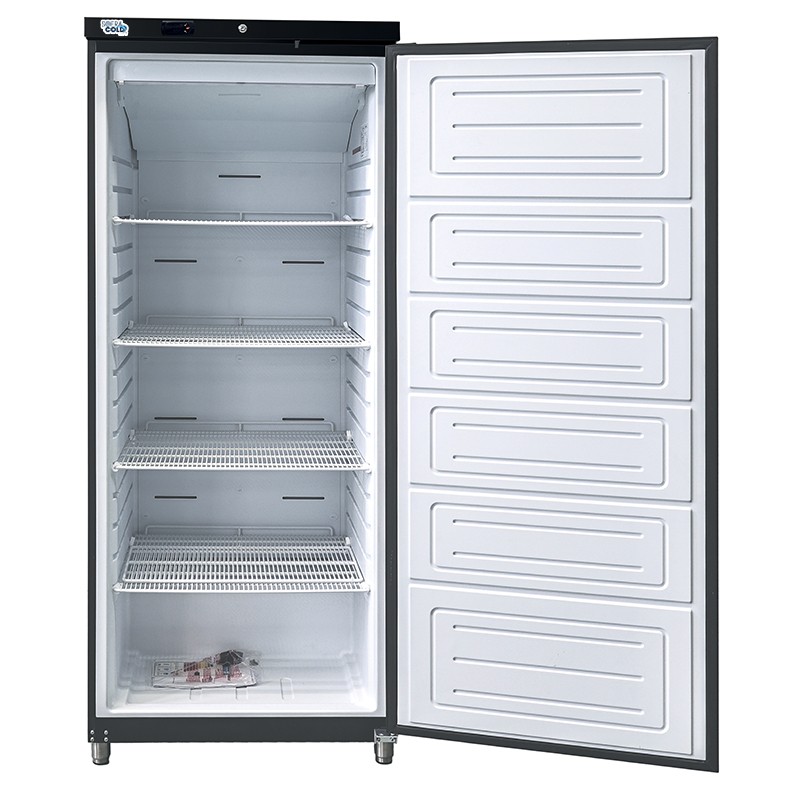 SOFRACOLD - Armoire réfrigérée noire - Porte pleine - Positive - 600 L - AE601PB