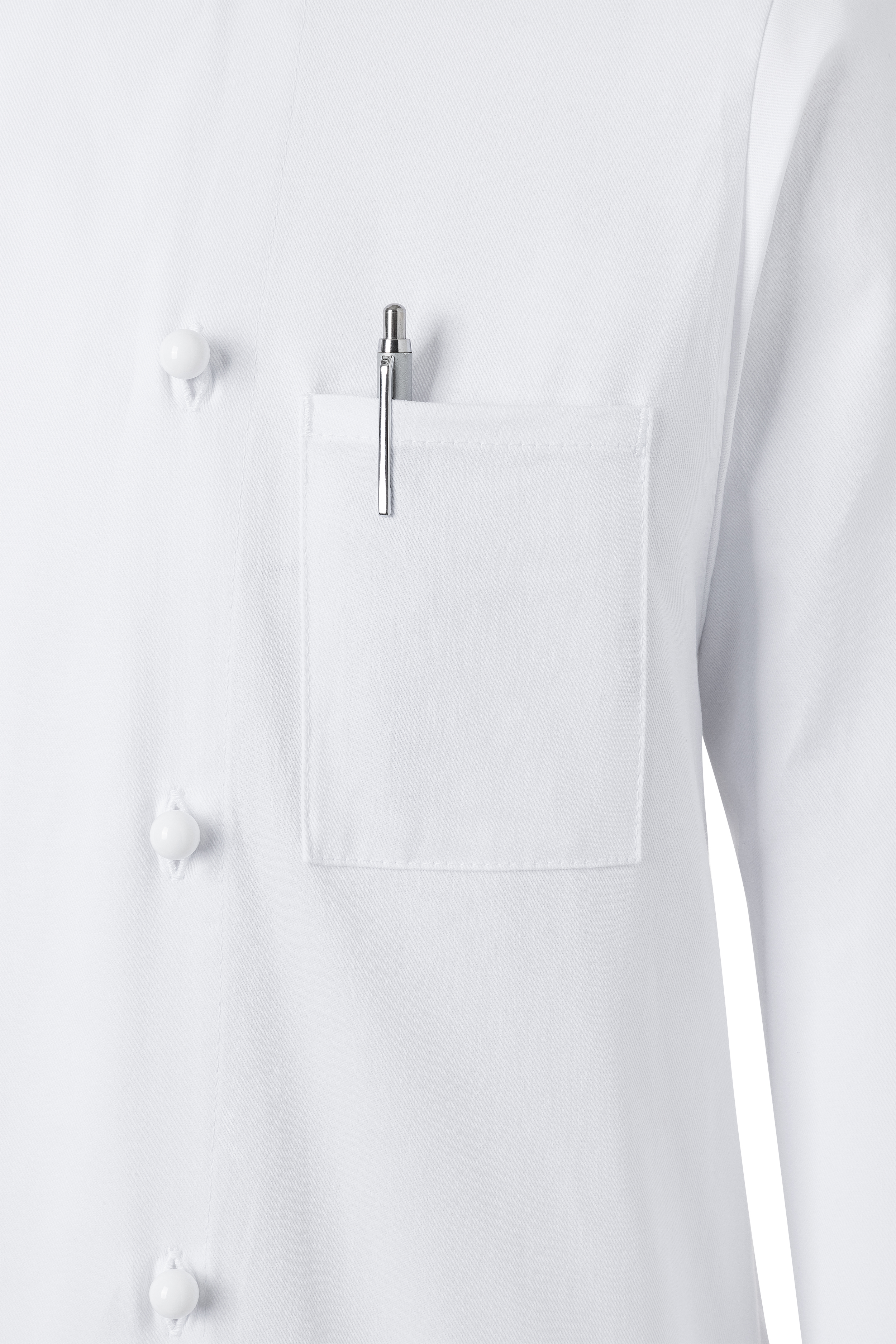 Veste de cuisine Basic - Blanc - 100% coton - M