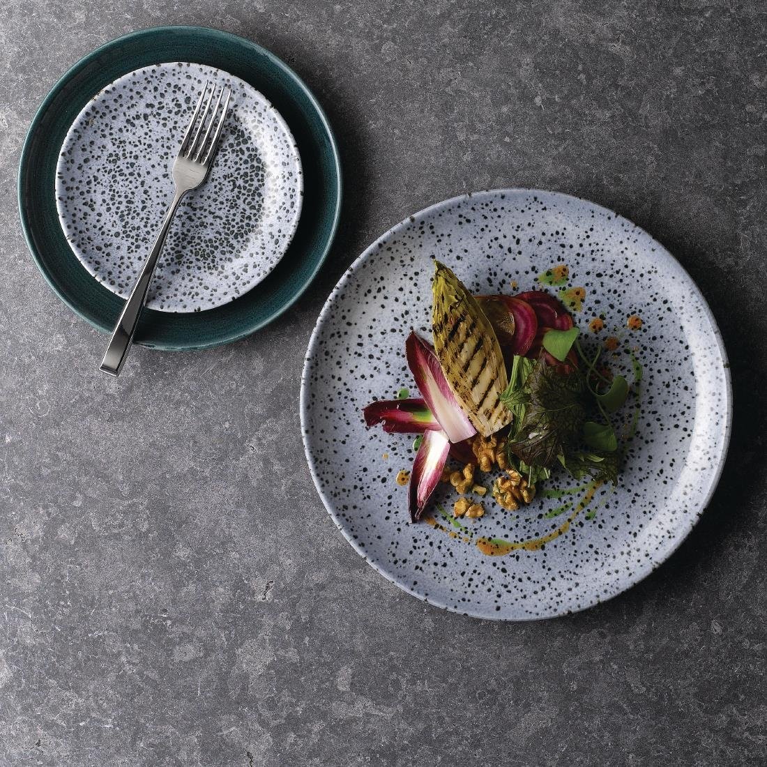 Churchill Stonecast Patina Coupe-Schüsseln, rustikales Blaugrün, 40 oz, 248 mm (12 Stück)