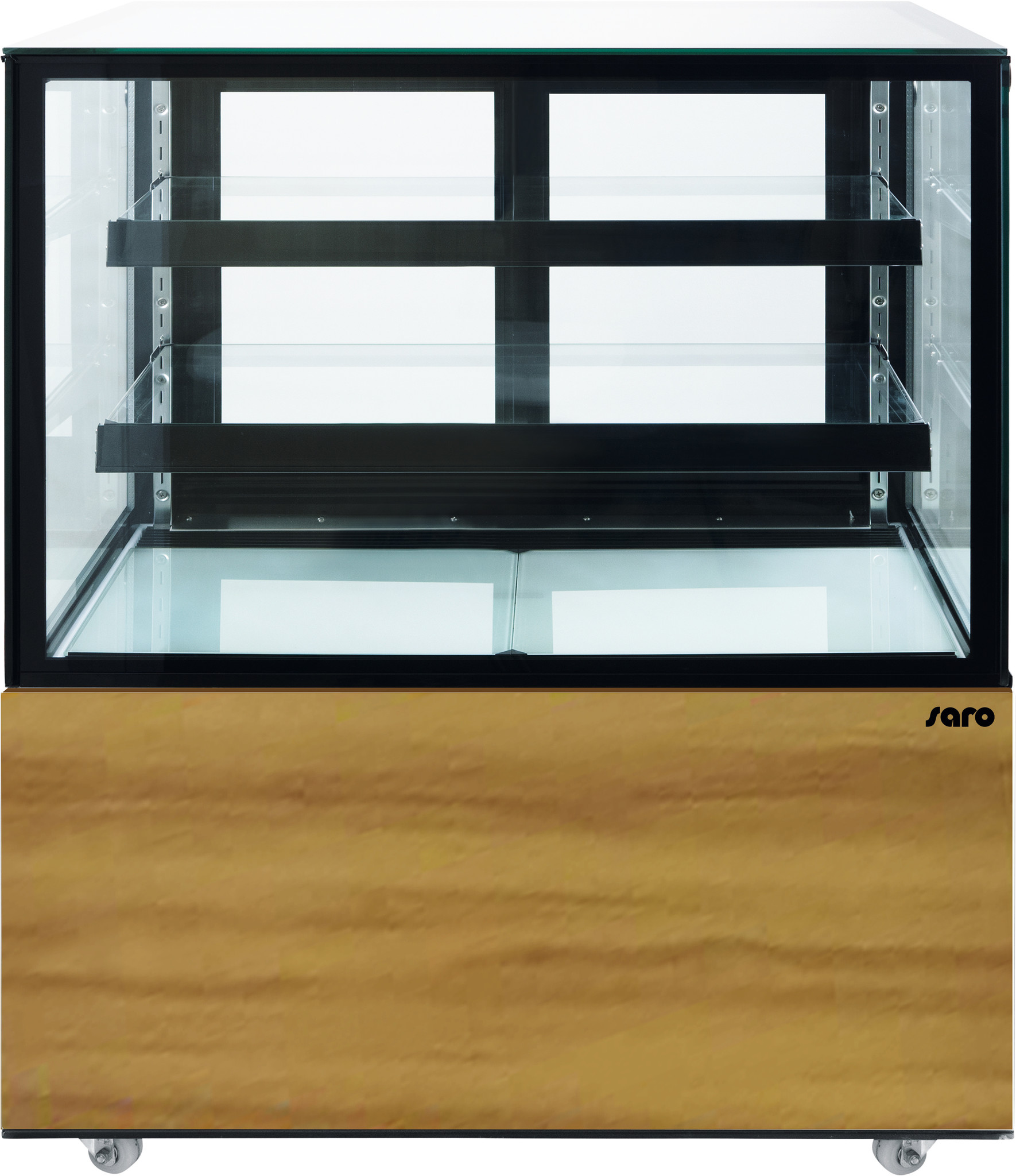 Kühlvitrine mit Rollen | 2 verstellbaren Glasablagen | 270 Liter | 915x675x(h)1268mm